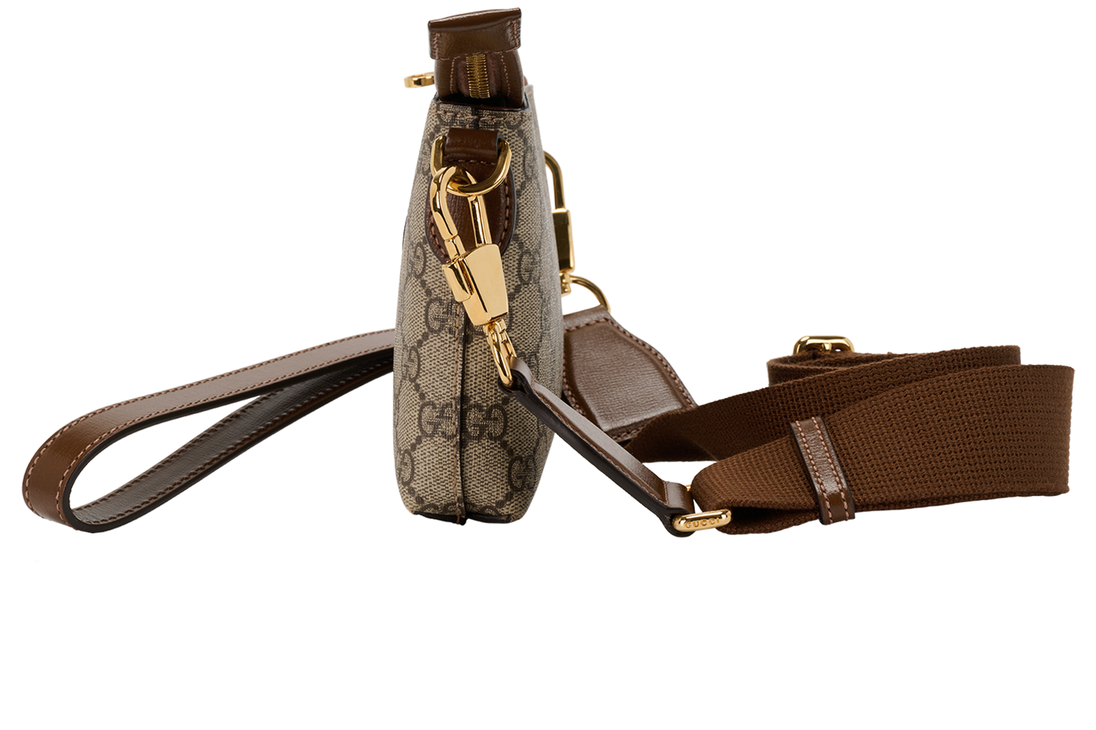 GG Crossbody, &pound;750, Handbags, Beige, Canvas, Bottom view